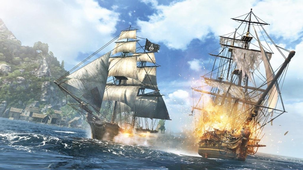 Black Flag's combat at sea is easy and fun.